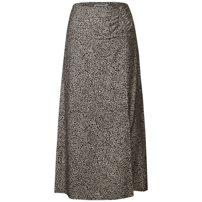 S Street One rok 361724 overslag Zwart Zand printje